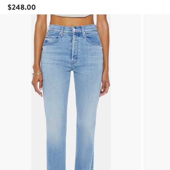 Mother frey ankle cut blue jeans - Picture 3 of 4